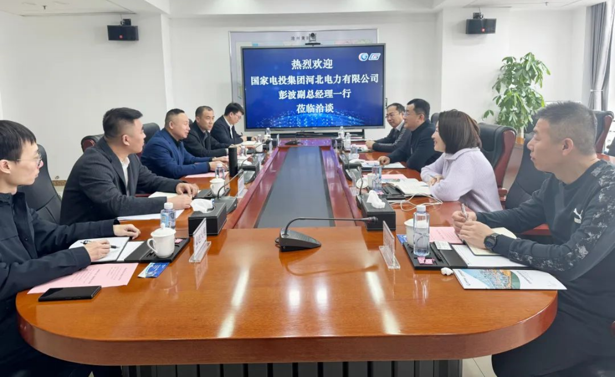 王宝辉董事长会见国家电力投资集团来访客人