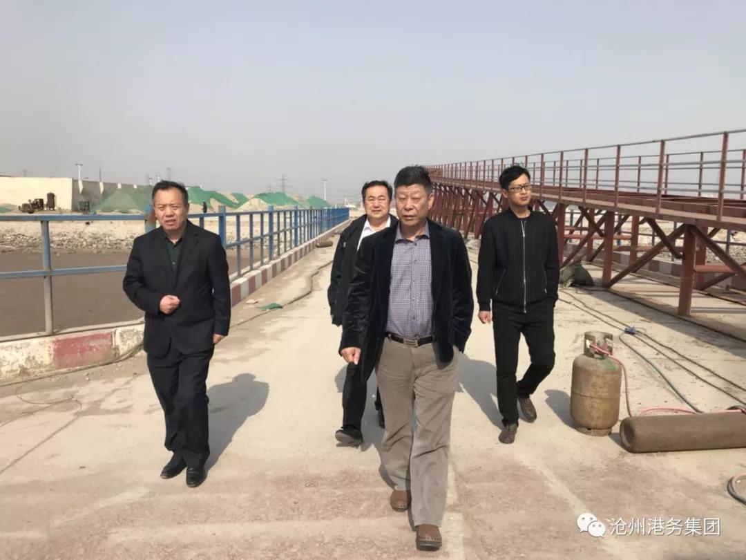 省水运工程质监局李书华副局长前往港务集团三千吨码头指导工作